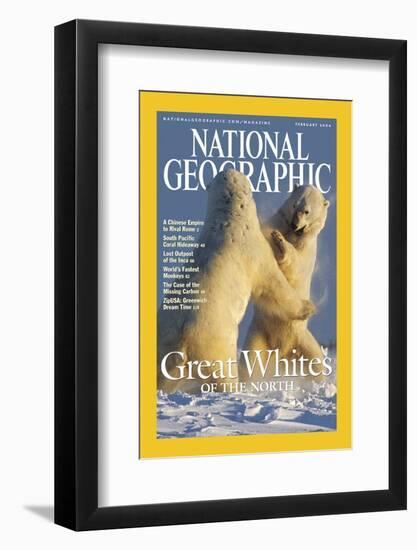 Cover of the February, 2004 National Geographic Magazine-Norbert Rosing-Framed Photographic Print