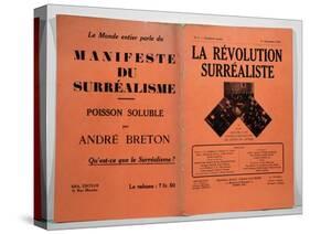 Cover of the First Issue of 'La Revolution Surrealiste' Magazine, 1st December 1924-null-Stretched Canvas