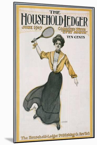 Cover of The Household Ledger magazine, American, June 1903-Unknown-Mounted Giclee Print