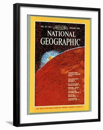 Cover of the January, 1980 National Geographic Magazine-null-Framed Photographic Print