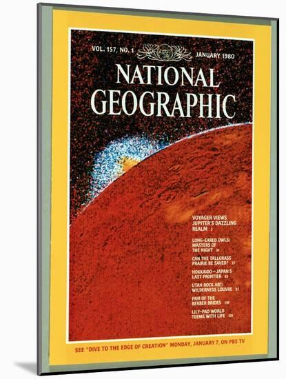 Cover of the January, 1980 National Geographic Magazine-null-Mounted Photographic Print