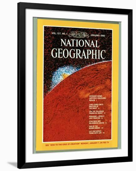 Cover of the January, 1980 National Geographic Magazine-null-Framed Photographic Print