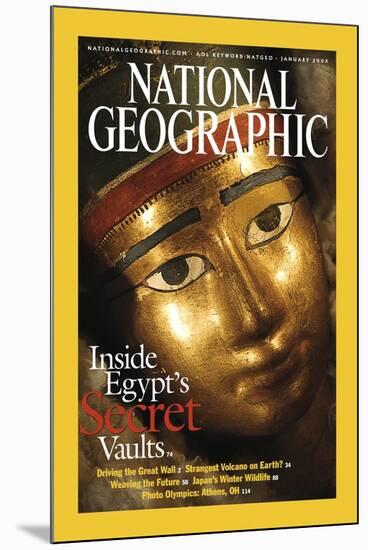 Cover of the January, 2003 National Geographic Magazine-Kenneth Garrett-Mounted Photographic Print