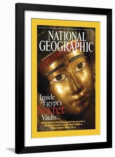 Cover of the January, 2003 National Geographic Magazine-Kenneth Garrett-Framed Photographic Print