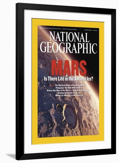 Cover of the January, 2004 National Geographic Magazine-null-Framed Photographic Print
