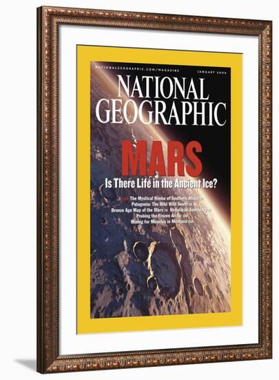 Cover of the January, 2004 National Geographic Magazine-null-Framed Photographic Print