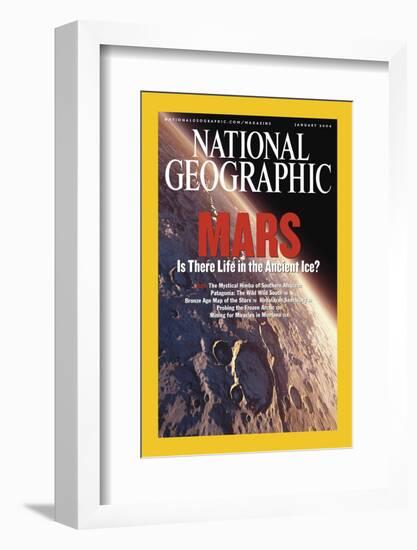 Cover of the January, 2004 National Geographic Magazine-Kees Veenenbos-Framed Photographic Print