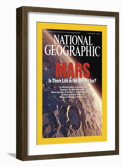Cover of the January, 2004 National Geographic Magazine-Kees Veenenbos-Framed Photographic Print