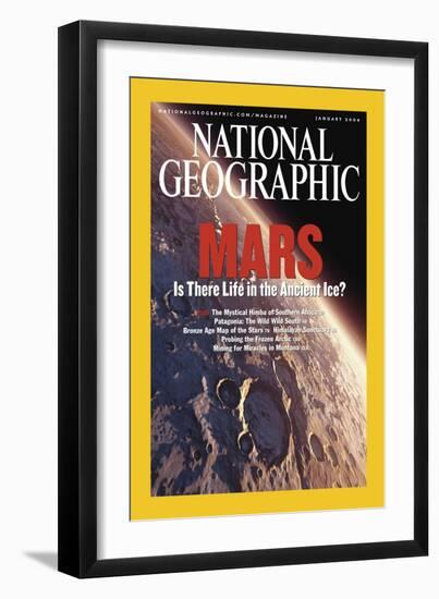 Cover of the January, 2004 National Geographic Magazine-Kees Veenenbos-Framed Photographic Print