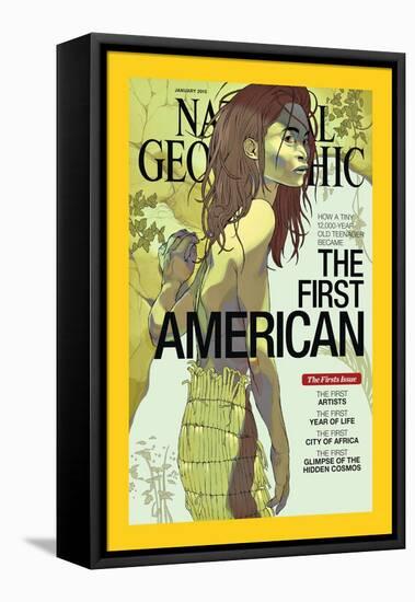 Cover of the January, 2015 National Geographic Magazine-Tomer Hanuka-Framed Stretched Canvas