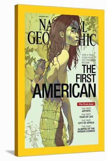 Cover of the January, 2015 National Geographic Magazine-Tomer Hanuka-Stretched Canvas