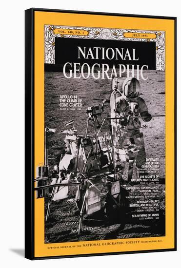 Cover of the July, 1971 National Geographic Magazine-null-Framed Stretched Canvas