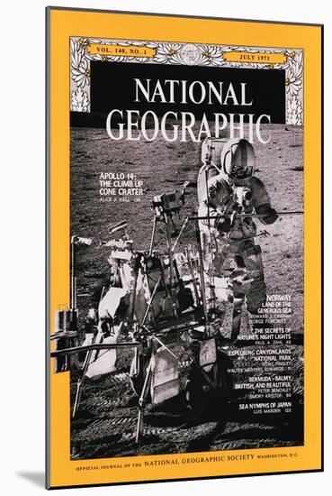 Cover of the July, 1971 National Geographic Magazine-null-Mounted Photographic Print