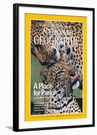 Cover of the July, 1976 National Geographic Magazine-Chris Johns-Framed Photographic Print