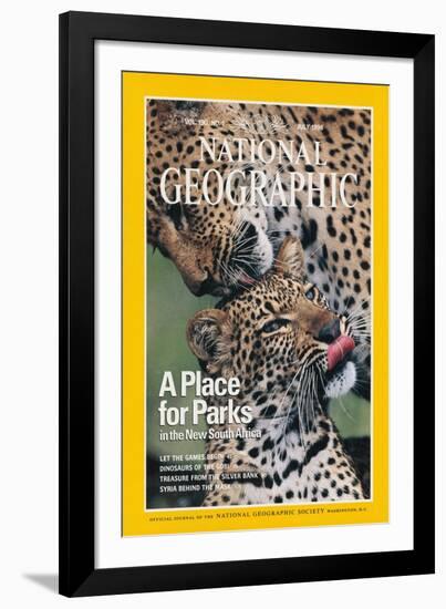 Cover of the July, 1976 National Geographic Magazine-Chris Johns-Framed Photographic Print