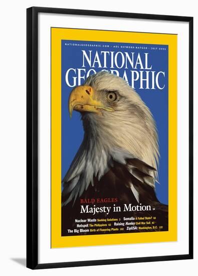 Cover of the July, 2002 National Geographic Magazine-Norbert Rosing-Framed Photographic Print