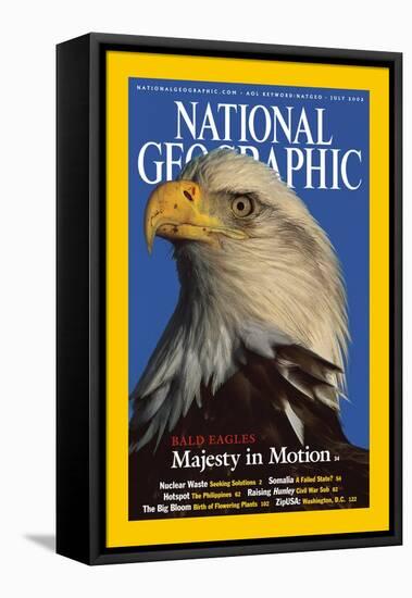 Cover of the July, 2002 National Geographic Magazine-Norbert Rosing-Framed Stretched Canvas