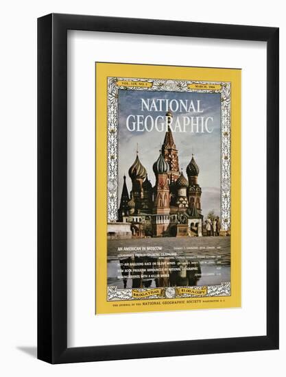 Cover of the March, 1966 National Geographic Magazine-Dean Conger-Framed Premium Photographic Print