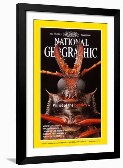 Cover of the March, 1998 National Geographic Magazine-Mark W. Moffett-Framed Photographic Print