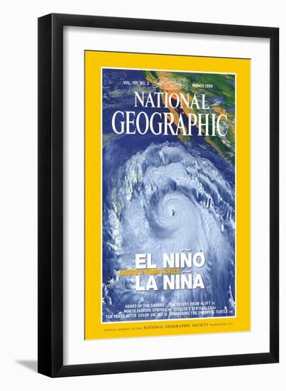 Cover of the March, 1999 National Geographic Magazine-null-Framed Photographic Print