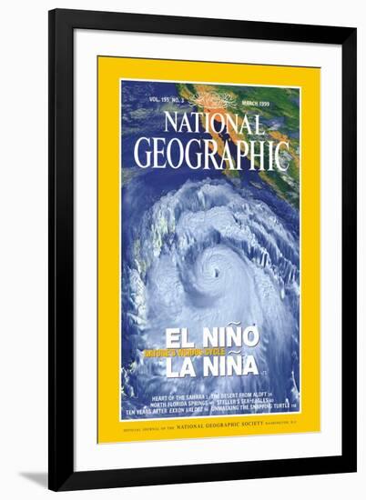 Cover of the March, 1999 National Geographic Magazine-null-Framed Premium Photographic Print