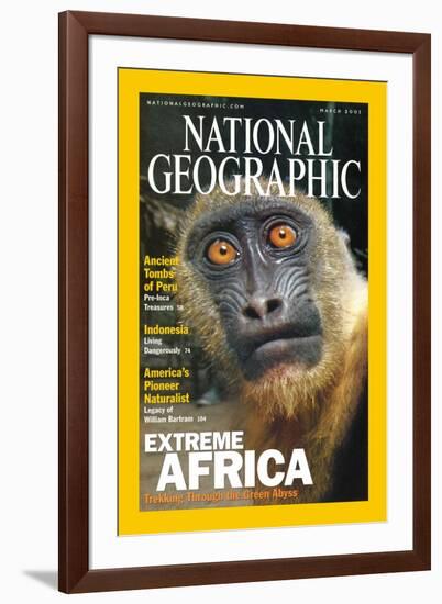 Cover of the March, 2001 National Geographic Magazine-Michael Nichols-Framed Photographic Print