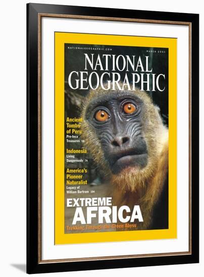 Cover of the March, 2001 National Geographic Magazine-Michael Nichols-Framed Photographic Print