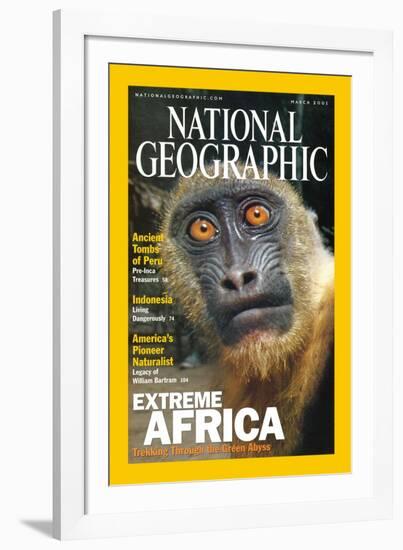 Cover of the March, 2001 National Geographic Magazine-Michael Nichols-Framed Photographic Print