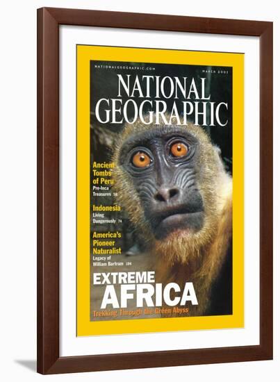 Cover of the March, 2001 National Geographic Magazine-Michael Nichols-Framed Photographic Print