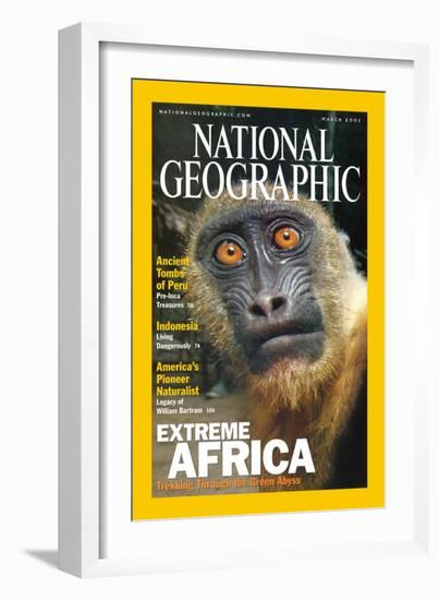 Cover of the March, 2001 National Geographic Magazine-Michael Nichols-Framed Photographic Print