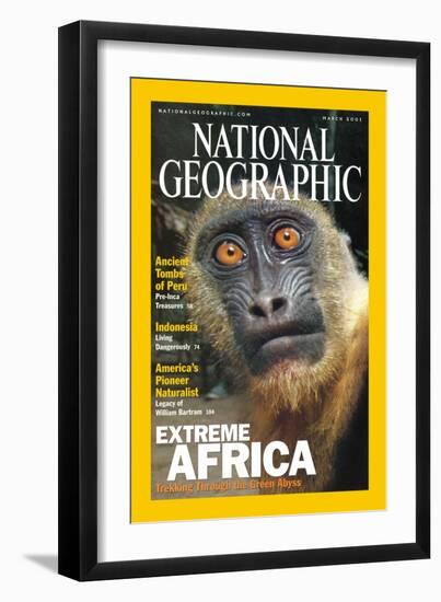 Cover of the March, 2001 National Geographic Magazine-Michael Nichols-Framed Photographic Print