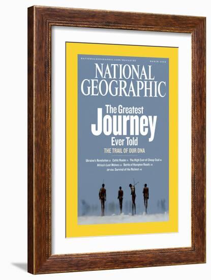 Cover of the March, 2006 National Geographic Magazine-Chris Johns-Framed Photographic Print