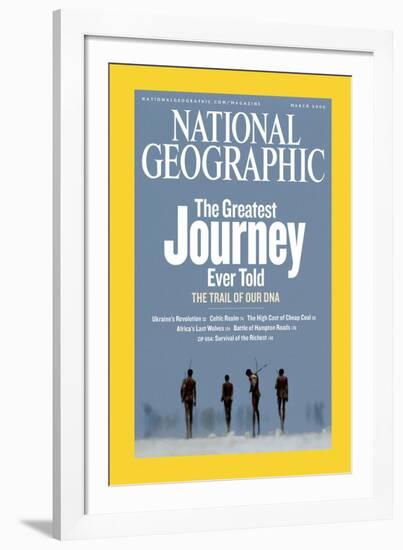 Cover of the March, 2006 National Geographic Magazine-Chris Johns-Framed Photographic Print