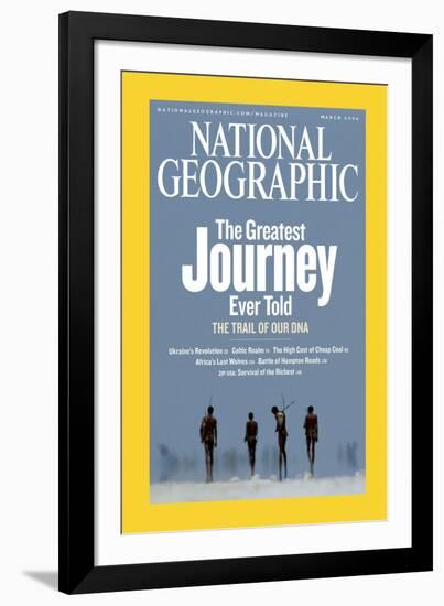 Cover of the March, 2006 National Geographic Magazine-Chris Johns-Framed Photographic Print