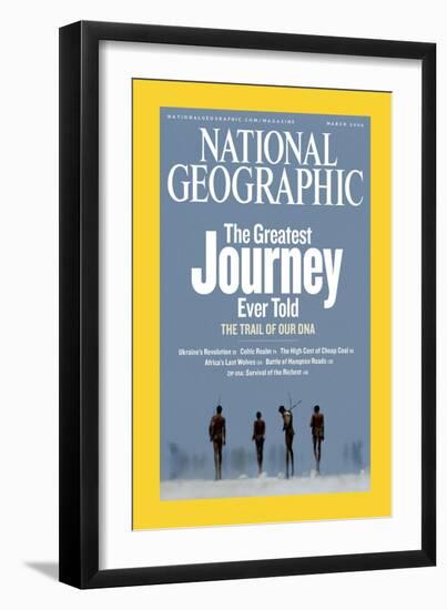 Cover of the March, 2006 National Geographic Magazine-Chris Johns-Framed Premium Photographic Print