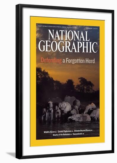 Cover of the March, 2007 National Geographic Magazine-Michael Nichols-Framed Premium Photographic Print