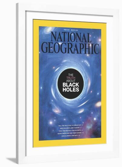 Cover of the March, 2014 National Geographic Magazine-Mark A. Garlick-Framed Photographic Print