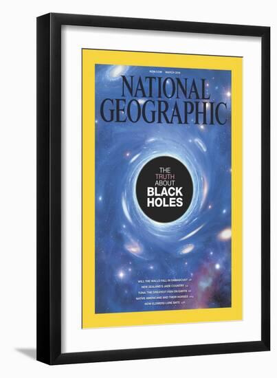 Cover of the March, 2014 National Geographic Magazine-Mark A. Garlick-Framed Premium Photographic Print