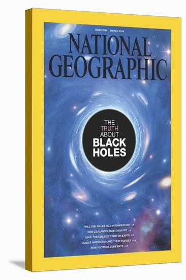 Cover of the March, 2014 National Geographic Magazine-Mark A. Garlick-Stretched Canvas