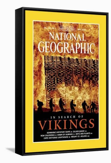 Cover of the May, 2000 National Geographic Magazine-Sisse Brimberg-Framed Stretched Canvas