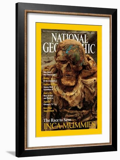 Cover of the May, 2002 National Geographic Magazine-Ira Block-Framed Photographic Print