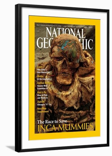 Cover of the May, 2002 National Geographic Magazine-Ira Block-Framed Photographic Print