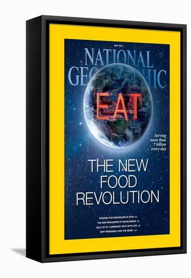 Cover of the May, 2014 National Geographic Magazine-null-Framed Stretched Canvas