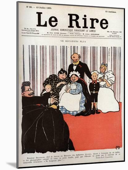 Cover of the newspaper Le Rire 13 July 1895-Felix Edouard Vallotton-Mounted Giclee Print