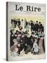 Cover of the newspaper Le Rire, n°4, 1 December 1894-Felix Edouard Vallotton-Stretched Canvas