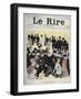 Cover of the newspaper Le Rire, n°4, 1 December 1894-Felix Edouard Vallotton-Framed Giclee Print