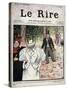 Cover of the newspaper Le Rire, n°50, October 10, 1895-Felix Edouard Vallotton-Stretched Canvas