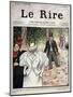 Cover of the newspaper Le Rire, n°50, October 10, 1895-Felix Edouard Vallotton-Mounted Giclee Print