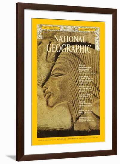 Cover of the November, 1970 National Geographic Magazine-Emory Kristof-Framed Photographic Print