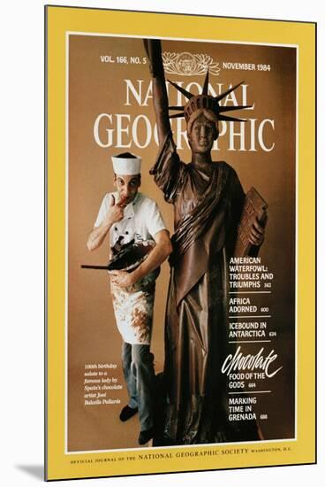 Cover of the November, 1984 National Geographic Magazine-James L. Stanfield-Mounted Premium Photographic Print